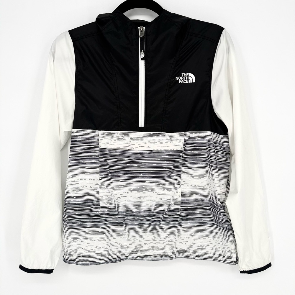 The North Face Windwall Windbreaker Anorak Girls Large 14/16 Hooded Packable
